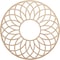 Ekena Millwork Cannes Wood Fretwork Pierced Ceiling Medallion, Alder, 28"OD x 9 5/8"ID x 3/8"T CMWP28X28X0375CNAL - alternate 1